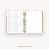 Day Designer 2026 daily planner: ula bloom cover with holidays
