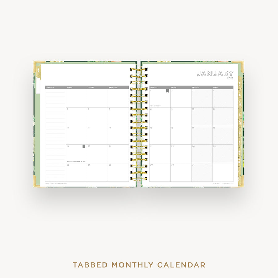 Day Designer 2026 daily planner: st barts cover with monthly calendar