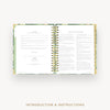 Day Designer 2026 daily planner: st barts cover with introduction and how to guide