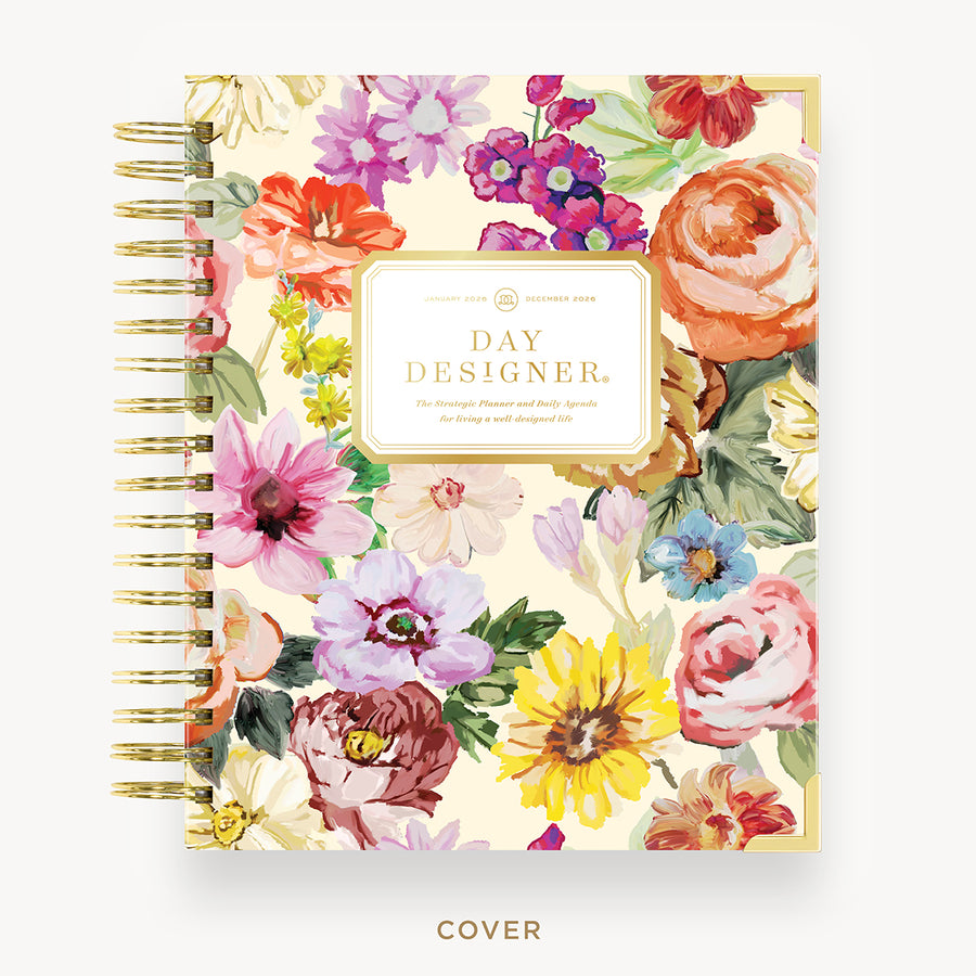 Day Designer 2026 daily planner: oh so lovely hard cover, gold wire binding