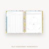 Day Designer 2026 daily planner: alexandra cover with self assessment worksheet