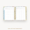 Day Designer 2026 daily planner: oh so lovely cover with goals worksheet