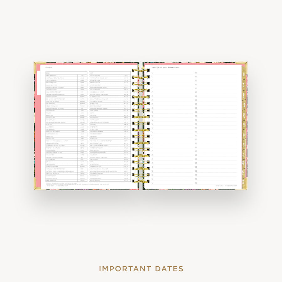 Day Designer 2026 daily planner: alexandra cover with holidays