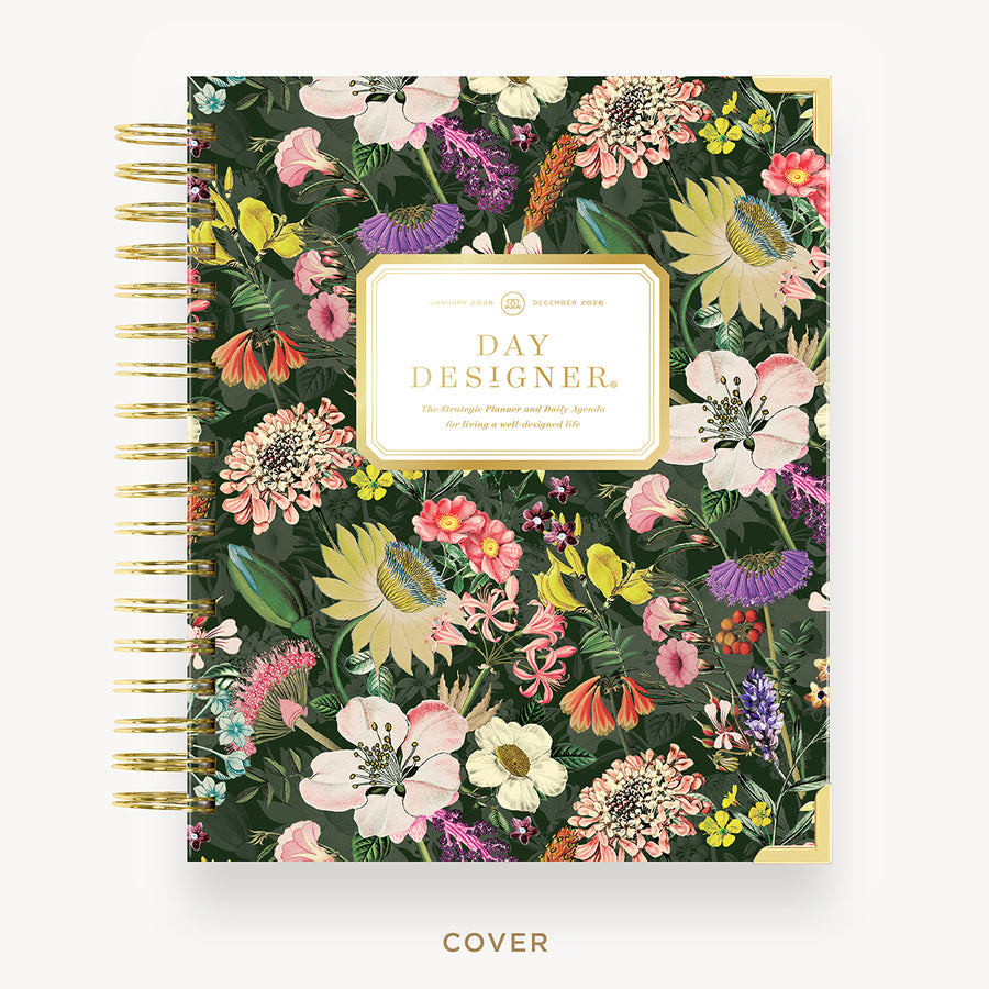 Day Designer 2026 daily planner: alexandra hard cover, gold wire binding