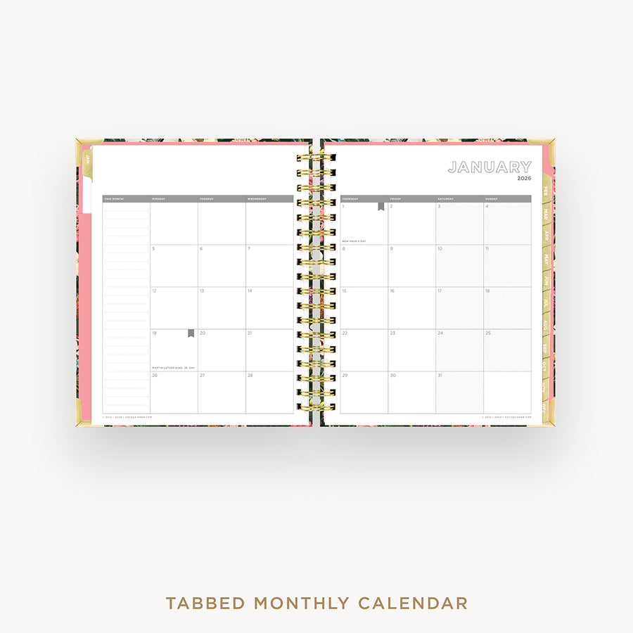 Day Designer 2026 daily planner: alexandra cover with monthly calendar