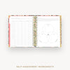 Day Designer 2026 daily planner: alexandra cover with self assessment worksheet