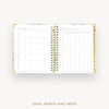 Day Designer 2026 daily planner: sea and sky cover with ideal week worksheet