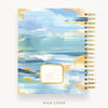 Day Designer 2026 daily planner: sea and sky back cover with gold detail