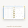 Day Designer 2026 daily planner: alicia cover with self assessment worksheet