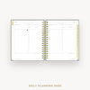 Day Designer 2026 daily planner: charcoal bookcloth cover with daily planning page