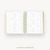 Day Designer 2026 daily planner: sage bookcloth cover with 12 month calendar