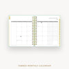 Day Designer 2026 daily planner: sage bookcloth cover with monthly calendar