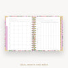 Day Designer 2026 mini daily planner: ula bloom cover with ideal week worksheet