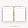 Day Designer 2026 mini daily planner: ula bloom cover with 12 month calendar
