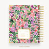 Day Designer 2026 mini daily planner: ula bloom cover with back cover with gold detail