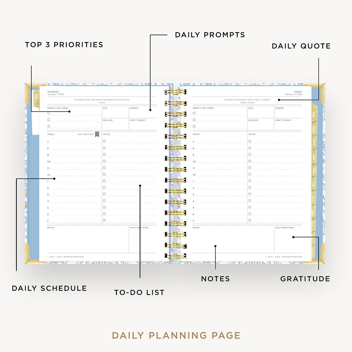 2026 Mini Daily Planner: Alicia