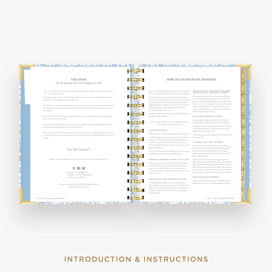 Day Designer 2026 mini daily planner: alicia cover with introduction