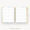 Day Designer 2026 mini daily planner: sea and sky cover with 12 month calendar