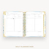 Day Designer 2026 mini daily planner: sea and sky cover with daily planning page