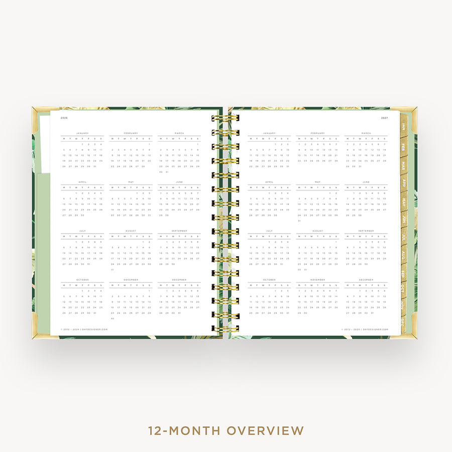 Day Designer 2026 mini daily planner: st barts cover with 12 month calendar