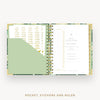 Day Designer 2026 mini daily planner: st barts cover with pocket and gold stickers