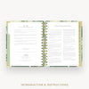 Day Designer 2026 mini daily planner: st barts cover with introduction