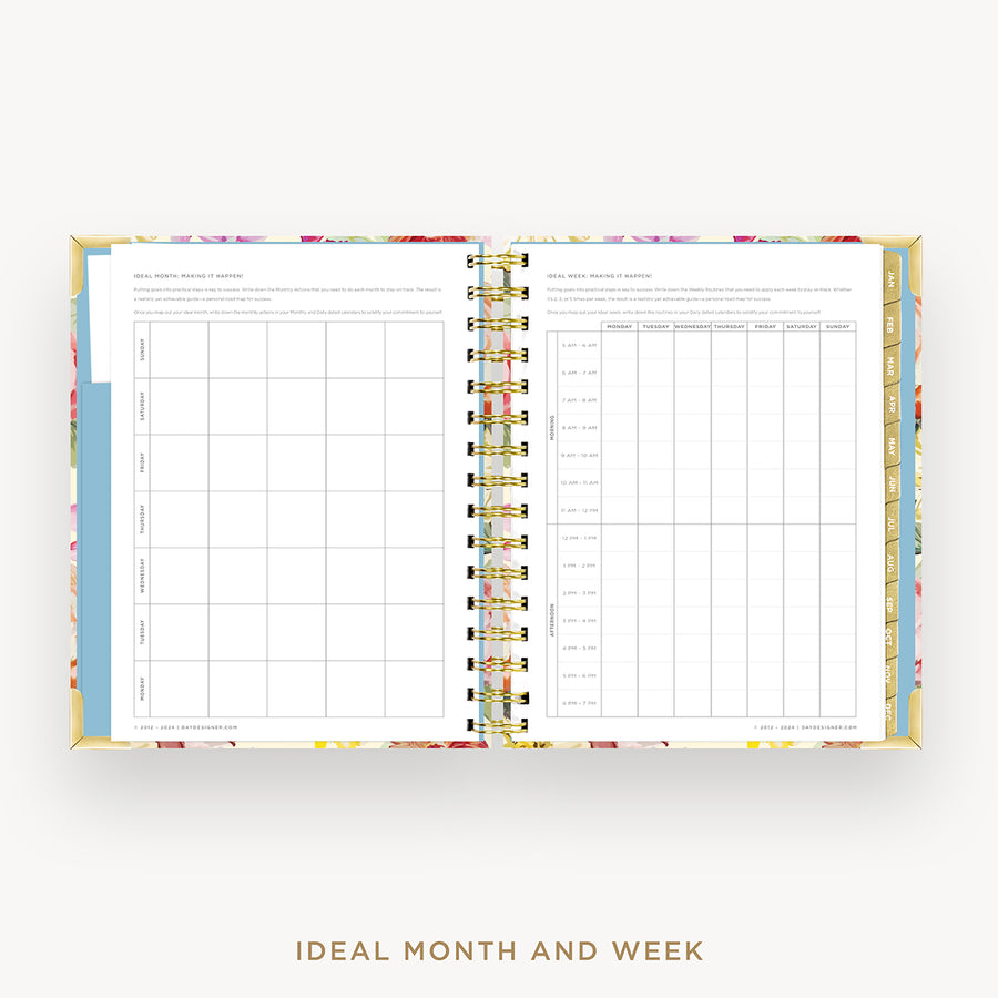 Day Designer 2026 mini daily planner: oh so lovely cover with ideal week worksheet