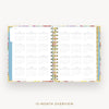 Day Designer 2026 mini daily planner: oh so lovely cover with 12 month calendar