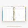 Day Designer 2026 mini daily planner: oh so lovely cover with self assessment worksheet