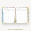 Day Designer 2026 mini daily planner: oh so lovely cover with goals worksheet