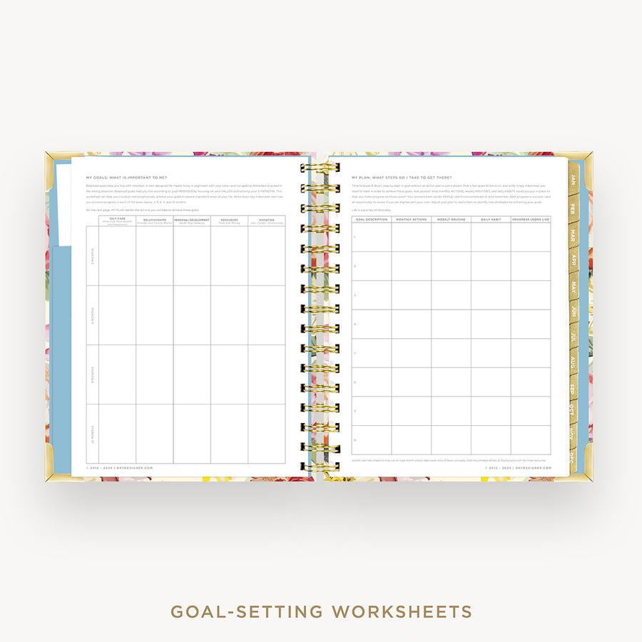 Day Designer 2026 mini daily planner: oh so lovely cover with goals worksheet