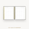 Day Designer 2026 weekly planner: classic black pebble texture cover with gift ideas pages