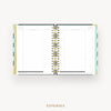 Day Designer 2026 weekly planner: black stripe cover with expense tracking pages