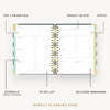 Day Designer 2026 weekly planner: black stripe opened with captions of contents