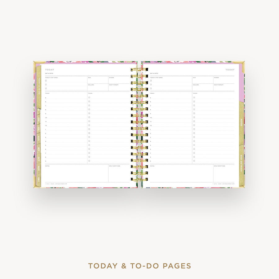 Day Designer 2026 weekly planner: ula bloom cover with undated daily planning pages