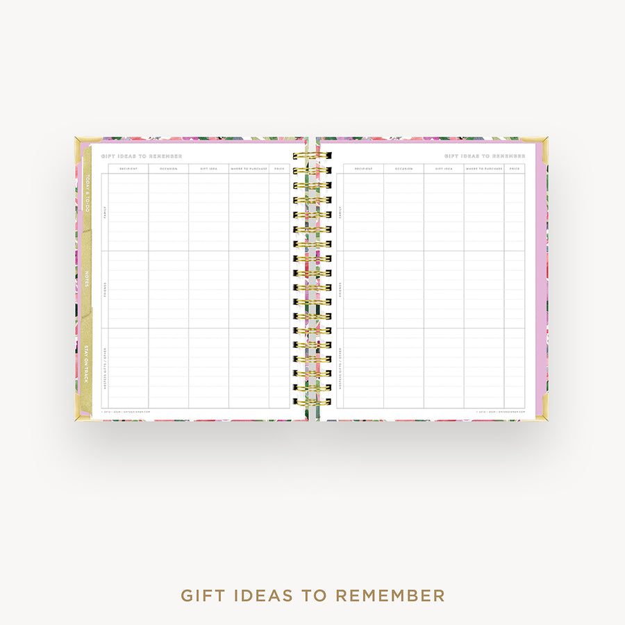Day Designer 2026 weekly planner: ula bloom cover with gift ideas pages