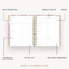 Day Designer 2026 weekly planner: ula bloom opened with captions of contents