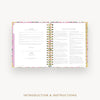 Day Designer 2026 weekly planner: ula bloom cover with introduction
