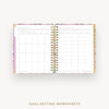 Day Designer 2026 weekly planner: ula bloom cover with goals worksheet