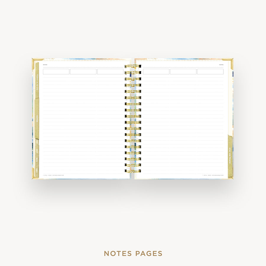 Day Designer 2026 weekly planner: sea and sky cover with note-taking pages