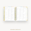 Day Designer 2026 weekly planner: sea and sky cover with packing checklist