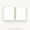 Day Designer 2026 weekly planner: sea and sky cover with weekly planning pages