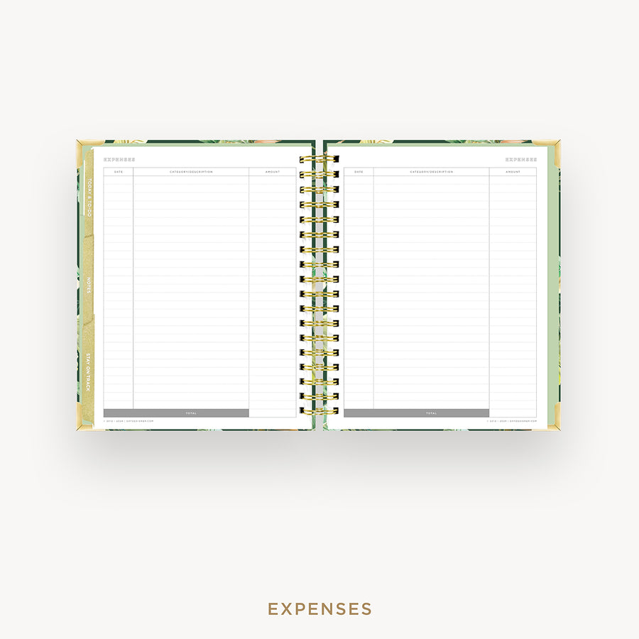 Day Designer 2026 weekly planner: st barts cover with expense tracking pages
