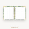 Day Designer 2026 weekly planner: st barts cover with favorite books and movies pages