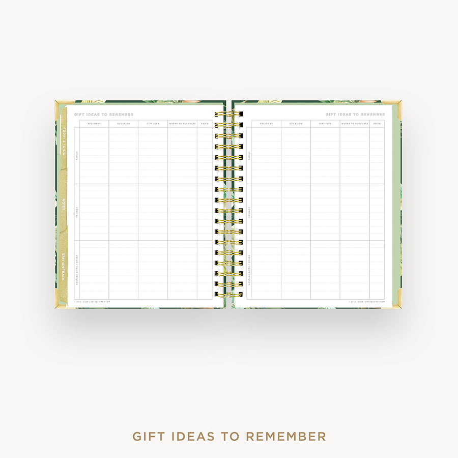 Day Designer 2026 weekly planner: st barts cover with gift ideas pages