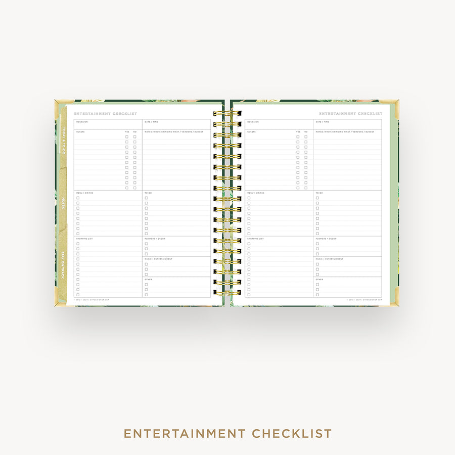 Day Designer 2026 weekly planner: st barts cover with entertainment party planner