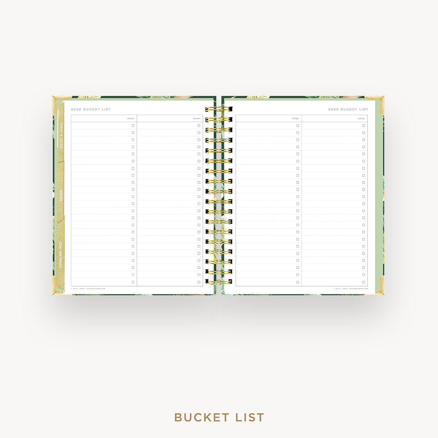 Day Designer 2026 weekly planner: st barts cover with bucket list