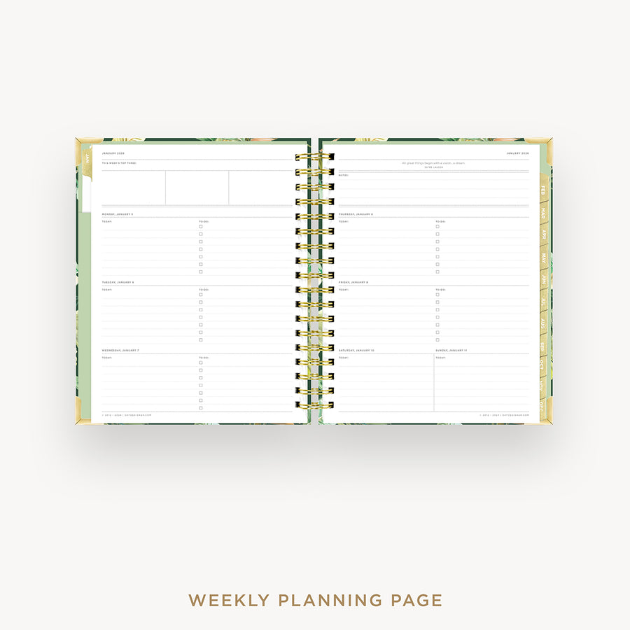 Day Designer 2026 weekly planner: st barts cover with weekly planning pages