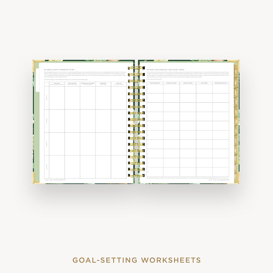 Day Designer 2026 weekly planner: st barts cover with goals worksheet