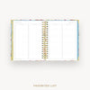 Day Designer 2026 weekly planner: oh so lovely cover with favorite books and movies pages